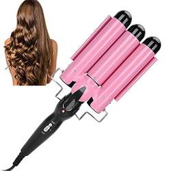 3 botte ferro ondulato grandi onde ricci, arricciacapelli Waves temperatura costante in tormalina ceramica curling irron, strumento per acconciatura p características
