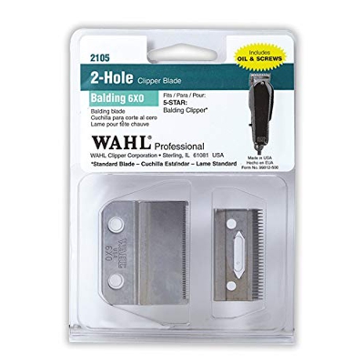 WAHL Professional 2 Hole Balding 6X0 Blade (Model: 2105) by Wahl