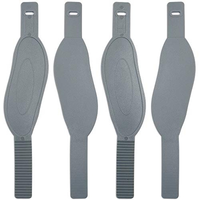 N/A/4 cinghie universali per pedali, durevoli per esercizi, per cyclette e fissi, cinghie regolabili a pedale per cyclette, bicicletta a casa o in pal