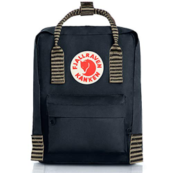 Fjällräven Kånken Mini, Zaino Unisex-Adulto, Nero (Black-Striped), 29 Centimeters precio