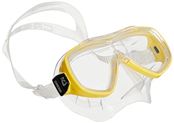 Cressi Onda Maschera Subacquea, Unisex – Adulto, Trasparente/Giallo en oferta