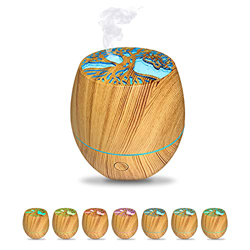 Venussar Diffusore Oli Essenziali 120ML-Ultrasuoni Umidificatore Diffusore per Aromi per Yoga, Spa, Ufficio, Casa en oferta