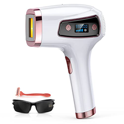 Epilatore luce Pulsata, VEYFUN Depilatore Laser con Sistema di Compressione del Ghiaccio, 999900 Flash Aggiornati, 5 Livelli di Energia e 2 Modalità p precio