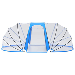 vidaXL Calotta Ovale per Piscina 530x410x205 cm en oferta
