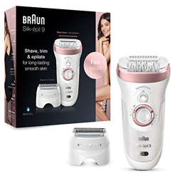 Braun Silk-épil 9-558 - Epilatore da donna a umido e a secco en oferta