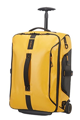 Samsonite Paradiver Light Borsone, Zaino con 2 Ruote S, 55 cm, 51 L, Giallo (Yellow)