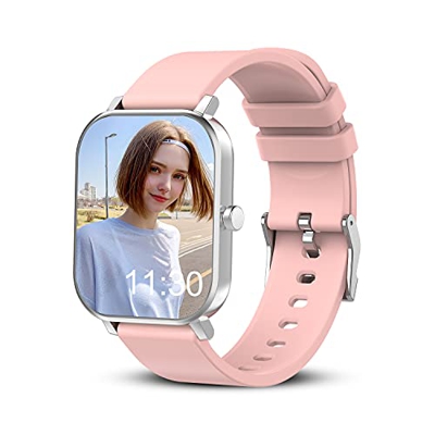 Smartwatch Orologio Fitness Uomo Donna Smart Watch con Saturimetro (SpO2)/Misuratore Pressione/Cardiofrequenzimetro Impermeabile IP68 Orologio Sportiv