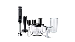 Braun MQ 5277BK - Frullatore a immersione, MultiQuick 5 Vario, con base in acciaio INOX, 1000 Watt, set di 4 accessori, colore: Nero precio