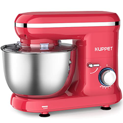 Impastatrice Planetaria KUPPET 4.5L Robot da Cucina 1300W Multifunzione Impastatrice con ciotola di acciaio inossidabile, frusta, gancio per impastare características