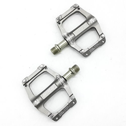 Willyn JT36, pedale ultra leggero, rivestito, per bici, da corsa, antiscivolo, Typ 2 Titanium precio