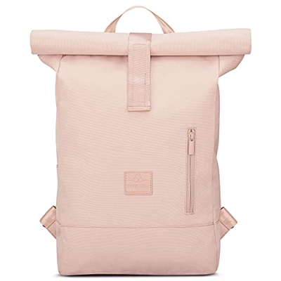 Johnny Urban Zaino Arrotolabile Donna e Uomo Rosa Robin da Bottigilie PET Riciclate - Zainetto Casual Durevole di Alta Qualità per Tutti i Giorni - Id