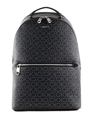 Calvin Klein Round Backpack Mono Canvas Monogram
