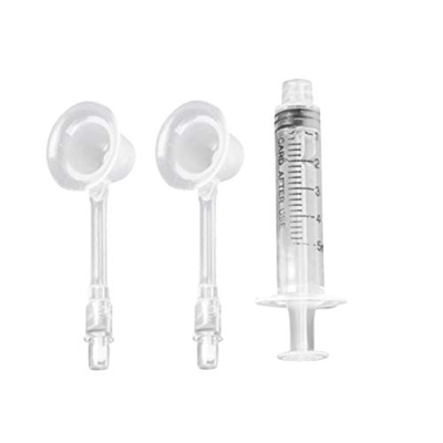 SUPVOX 2pcs Nipple Aspirator Corrector Feeding Sucking for Flat Reverse Revolution Trattamento del capezzolo Redress Breastfeeding Aid
