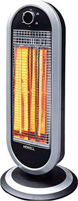 STUFA 2 ELEMENTI CARBONIO OSCILLANTE TIMER TELECOMANDO GRANDE CALDO POCO CONSUMO