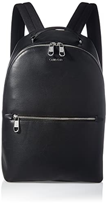 Calvin Klein Minimalism Round BP, Zaino Uomo, Nero, Medium