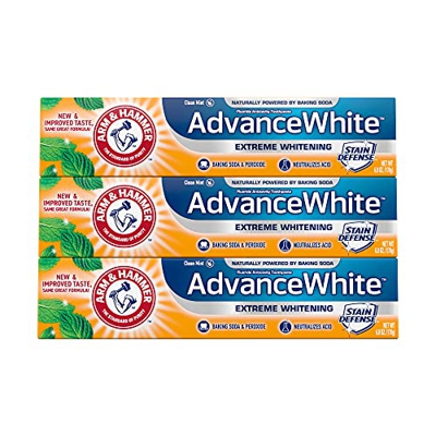 Arm and Hammer Advance White Extreme Whitening with Stain Defense - 6 Oz, 3 Pack
