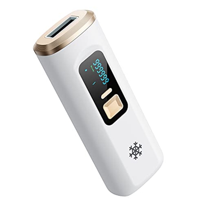 IPL Epilatore Luce Pulsata, 999999 Flash Depilazione Indolore Permanente Depilatori per Donne e Uomini, 6 Livelli di Energia Depilazione Laser per Vis