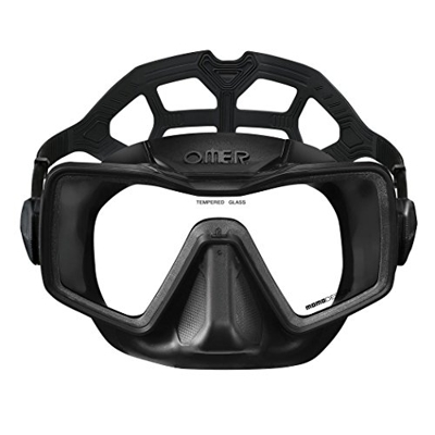 Omer Monolente Apnea, Maschera Unisex Adulto, Multicolore, Taglia Unica