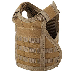 Alomejor, mini giubbotto da birra tattico, copertura per bottiglia di birra militare in miniatura da caccia per bevande, 350 – 550 ml características