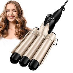 Ferro arricciacapelli, Ferro Capelli Ricci 3 Secchi di ferro Arricciacapelli a onde grandi 180 ℃-210 ℃ ferro arricciacapelli a riscaldamento rapido in precio