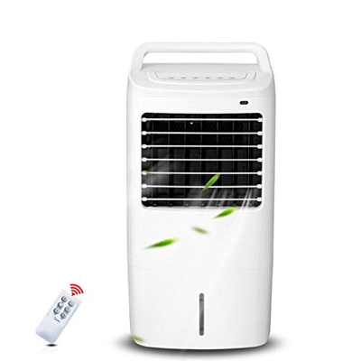 Single-Cold Air Conditioner Fan with Remote Control,4 Caster Wheels Evaporative Coolers with dehumidifier And Fan Air Cooler for Office Dorm