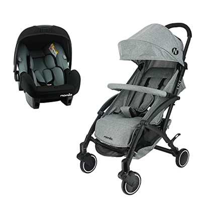 Passeggino compatto Nania LILI 0-36 mesi - Leggero 6 kg - con copertura antipioggia (2 en 1)