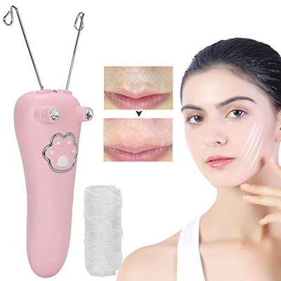 Niiyen Electric Face Hair Remover, Ladies Beauty Epilator Trimmer Rasoio per Capelli con Filettatura in Cotone per Il Viso, Strumento per la rimozione