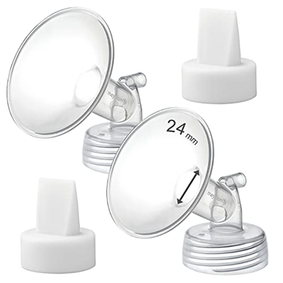 Maymom Valvola a flangia e beccuccio d'anatra compatibile con Spektren S1 Spektren S2 Spektren 9 Plus non originali Spektren (24 mm flange)