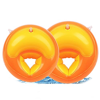 Braccioli da nuoto, rotondi, giocattolo per bambini a partire dai 12 mesi, 1 anno, 2 anni, 3 anni, bambini da 15 a 30 kg
