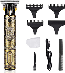 Tagliacapelli elettrico professionale con lama a T da 0 mm con 3 pettini guida per tagliare i capelli, spazzola e cavo di ricarica USB, un regalo per  en oferta