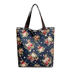 Sweetneed chida yi Grande Borsa Da Spiaggia Idrorepellente, Borsa Per La Spesa Pieghevole Stampata Con Chiusura Zip, Borsa Da Spiaggia In Tela Shopper precio