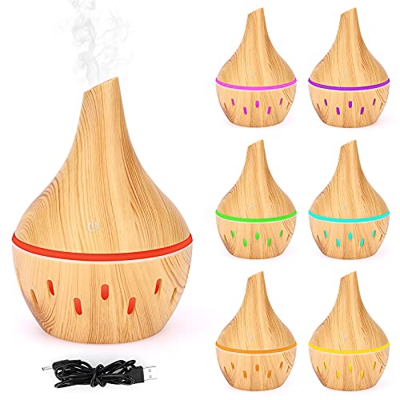 Umidificatori d'aria per camera da letto, umidificatore a nebbia fredda Topretty silenzioso con diffusori di oli essenziali, mini umidificatori con sp