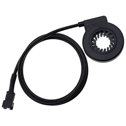 KT-V12L - Pedale elettrico per bicicletta, con 12 magneti, sensore PAS e sistema a pedale, impermeabile, per e-bike, colore nero, ABS en oferta