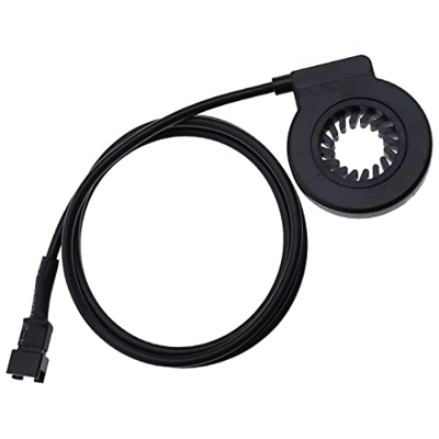 KT-V12L - Pedale elettrico per bicicletta, con 12 magneti, sensore PAS e sistema a pedale, impermeabile, per e-bike, colore nero, ABS