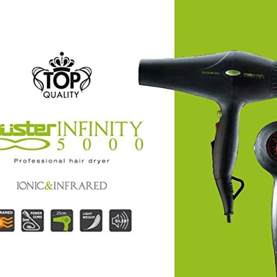 MUSTER PHON INFINITY 5000 ASCIUGACAPELLI IONI E INFRAROSSI PROFESSIONALE
