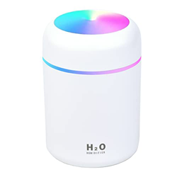 300 ml umidificatore mini umidificatore per auto, diffusore di aroma illuminazione di ambiente colorato diffusore di aroma, per casa, ufficio, camera  en oferta