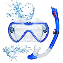 Lychee Maschera Subacquea/Snorkeling Kit per Adulti e Giovani,Maschera da Snorkeling Professionale con Panoramica a 180 Gradi e Boccaglio Snorkel, Ant características