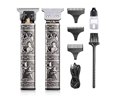 Tagliacapelli elettrico, professionale Tagliatrice Capelli Taglierina Barbiere Lame Titanio, Tagliacapelli Ricaricabile Elettrico Uomo, Tagliacapelli 