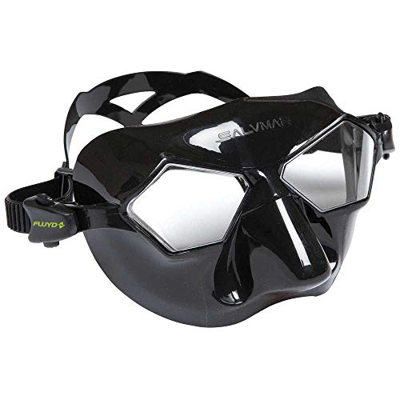 Fluyd Incredibile, Maschera Unisex Adulto, Nero/Clear, Taglia Unica