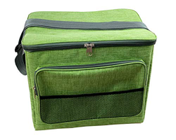 Idena 30194 - Borsa termica da 24 litri, ca. 34 x 24 x 30 cm, con tracolla, tasca anteriore e chiusura lampo, ideale per picnic, vacanze e campeggio características