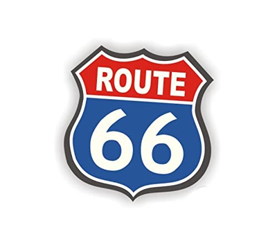 Sea View Stickers Route 66 - Adesivo per furgoni