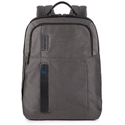 PIQUADRO PC 15,60", Zaino Unisex-Adulto, Grigio, L características
