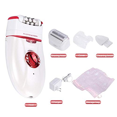 Epilatore, 3 misure 2 in 1 Depilatore elettrico per rasoio elettrico per donna, per braccia, gambe, ascelle, corpo, per gambe delicate, ascelle e cura