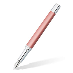 STAEDTLER Stilografica triplus 474 F, colore Radiant Rose, corpo in metallo di alta qualità in forma ergonomica triangolare con molla in acciaio F, co precio
