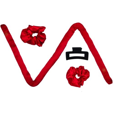 Curly Dreams Hair, Set Capelli, Seta di Gelso, Heatless Hair Curler, Curly Hair, Bigodini per Capelli Lunghi, Capelli Mossi, Onde Capelli