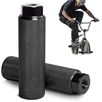 Pedale BMX in Lega di Alluminio,Picchetti Bike, Pedane Bicicletta,Antiscivolo,Poggiapiedi da Bicicletta,per BMX Bicicletta Mountain Bike Bambini e Adu