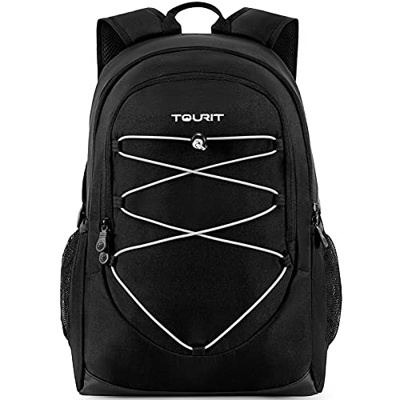 Tourit, zaino isolato e leggero, a prova di perdite, per pranzi picnic, escursioni, spiaggia, parco o gite di un giorno, 28 lattine