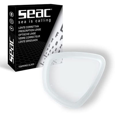 Seac, Lente Correttiva per Maschera Subacquea Eagle Unisex adulto, Trasparente, 2,5 D