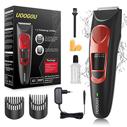 Tagliacapelli Uomo Professionale, Regolabarba Elettrico, Trimmer Precisione, Rasoio Barba Tagliatrice Capelli Ricaricabile Impermeabile e 39 Impostazi en oferta