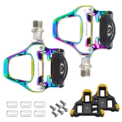 Pedali per bici da corsa KOOTU, ultraleggeri con 9/16" Clickpedals in lega di alluminio, compatibile con Look KEO Struttura per biciclette da corsa características
